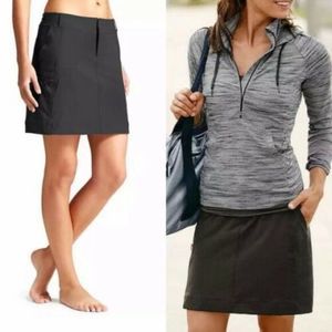 ATHLETA Palisade Skort Black Size 6